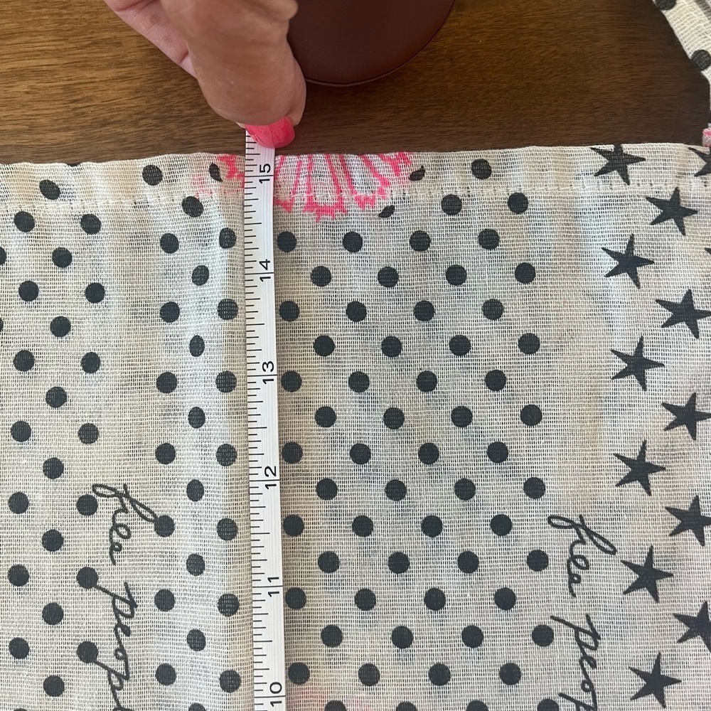 Free People Tote Reusable Linen Bag New without Tags - Picture 5 of 9